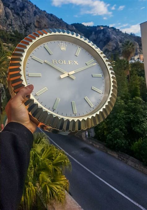 rolex clock for wall|vintage rolex wall clock.